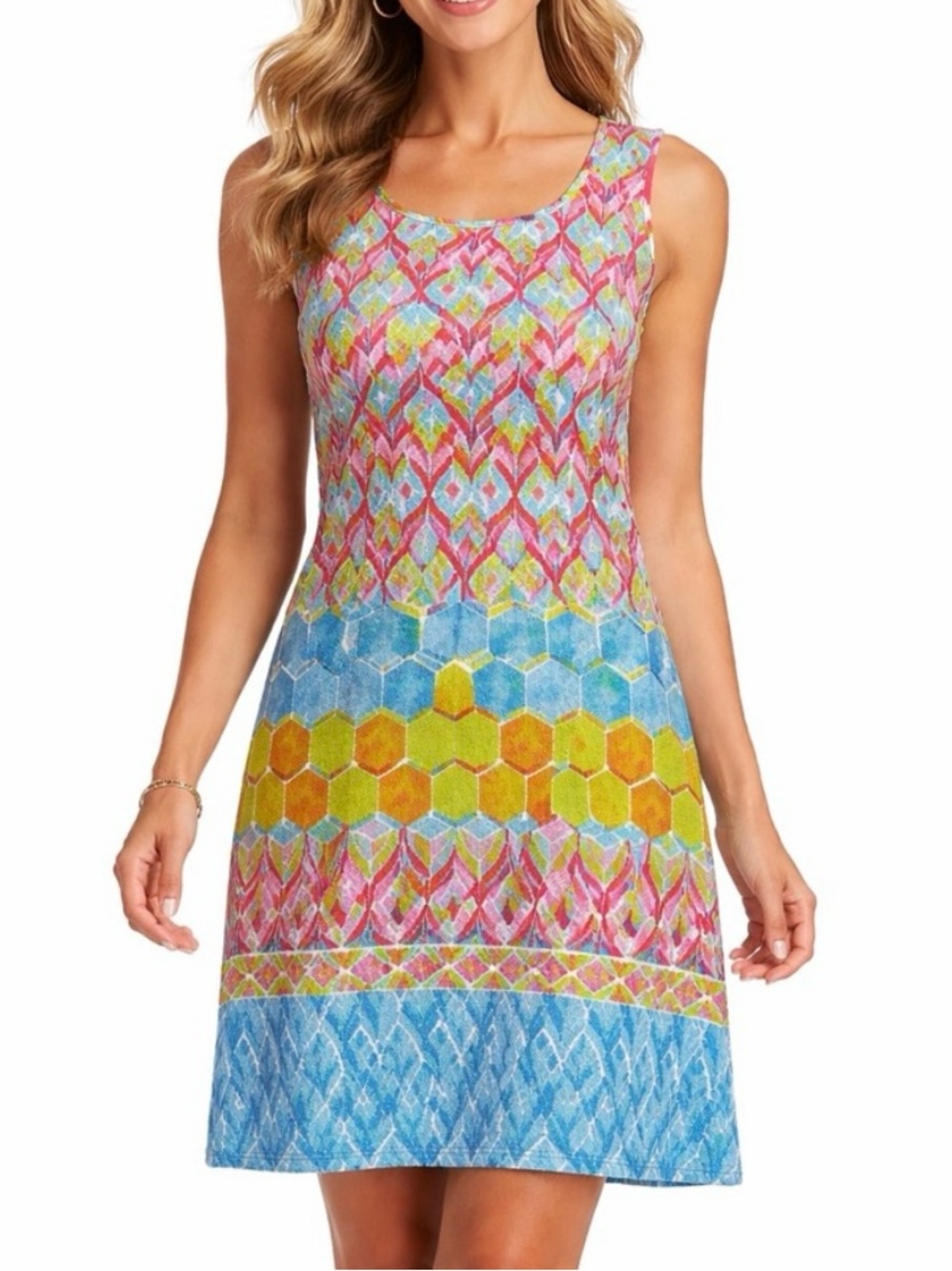 Ronni Nicole Women’s Water Tile Shift Dress